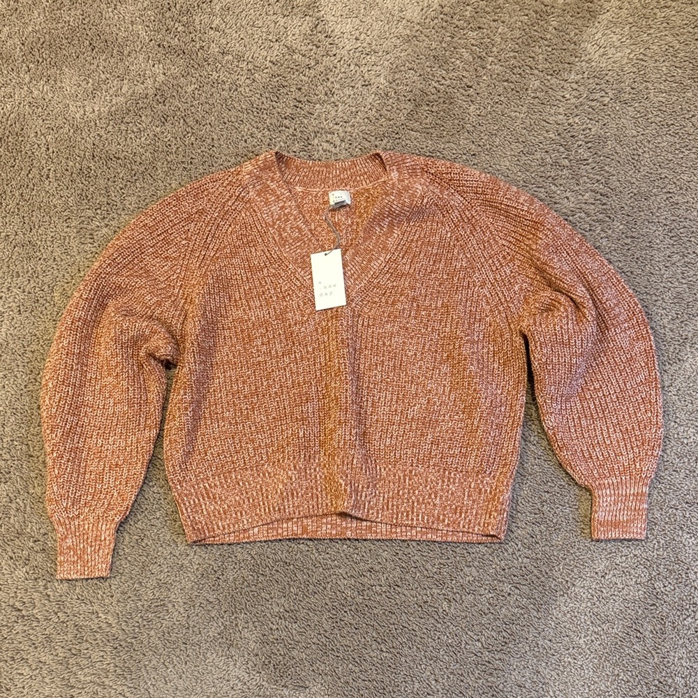 [NWT] a new day Women's Marled Rust Sweater